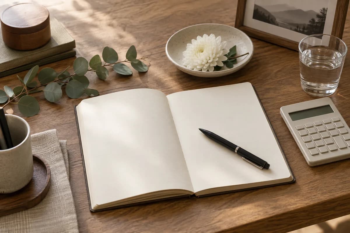 장례 비용 안내를 위한 분위기 이미지